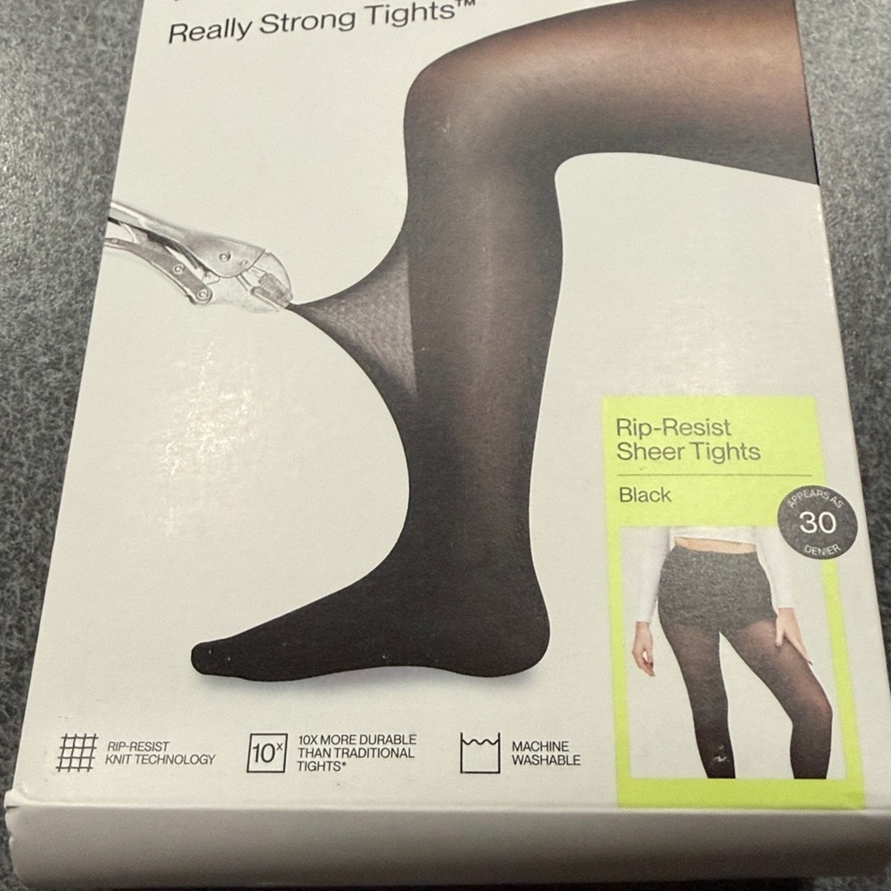 Sheertex Classic Sheer Rip-Resist Sheer Tights NWT Size Small/P - Picture 6 of 9